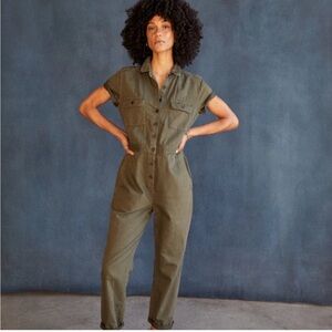 Outerknown S.E.A. Suit Olive Green NWT